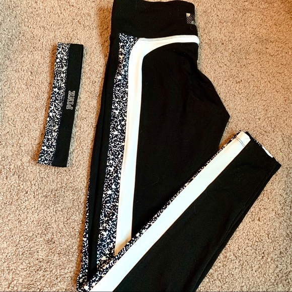 PINK Victoria's Secret Pants - SOLD MER///HTF VS Pink Ultimate Leggings & Matchin